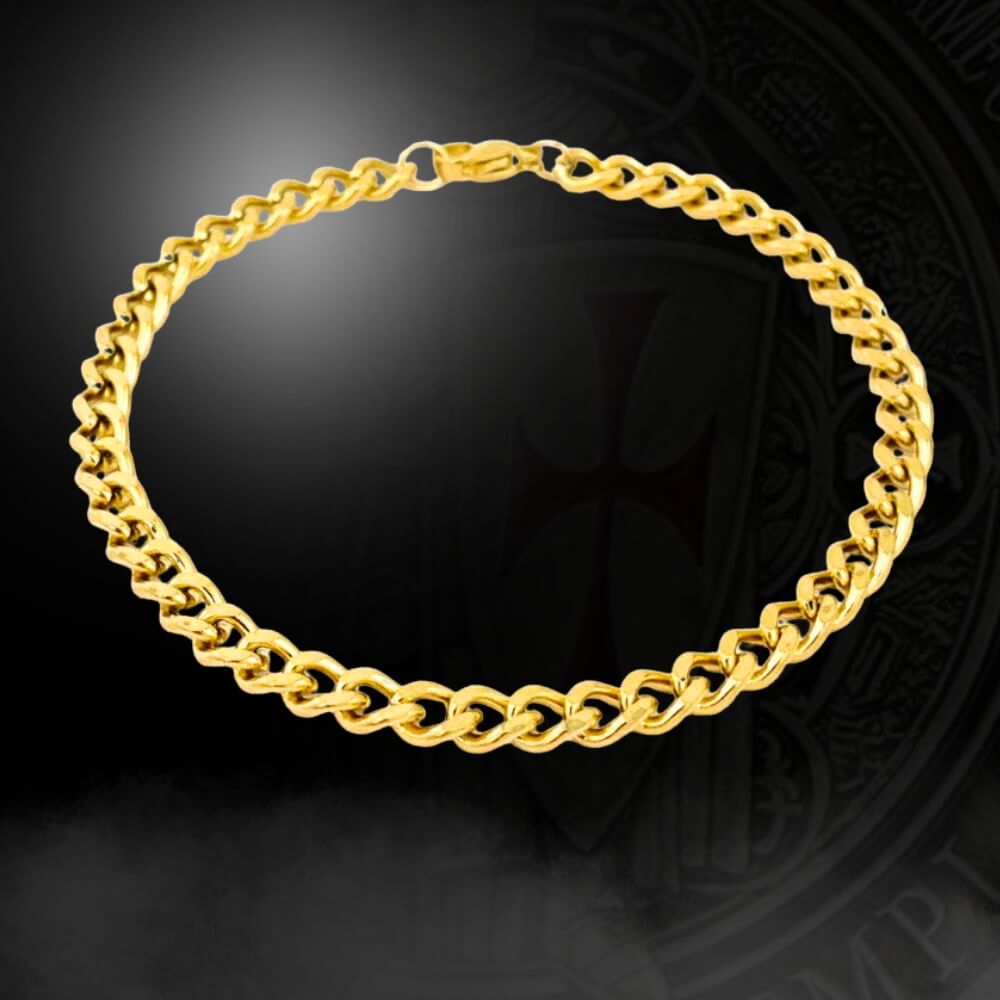 Cruz Templaria + Cadena + 🎁 Pulsera Cubana - Novedades
